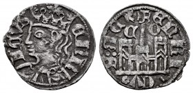 Kingdom of Castille and Leon. Enrique II (1368-1379). Cornado. Córdoba. (Abm-481). (Bautista-665). Ve. 0,75 g. With C-O on both sides of the cross. Th...