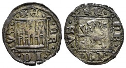 Kingdom of Castille and Leon. Enrique II (1368-1379). Noven. Córdoba. (Bautista-677). Anv.: + ENRICVS. Rev.: + ENRICVS. Ve. 0,84 g. C-O on obverse. Al...