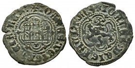 Kingdom of Castille and Leon. Juan II (1406-1454). Blanca. Toledo. (Bautista-808). Anv.: + IOANES : DEI GRACIA : REX : . Rev.: + IOANES : DEI GRACIA R...