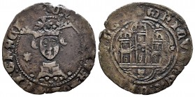 Kingdom of Castille and Leon. Enrique IV (1454-1474). Cuartillo. Cuenca. (Bautista-1007.1). Ve. 1,99 g. With star on the left of the bust. Choice VF. ...
