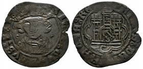 Kingdom of Castille and Leon. Enrique IV (1454-1474). Cuartillo. (Bautista-tipo 1035 var). Ve. 2,38 g. Counterstamp PP indeterminate. VF. Est...140,00...