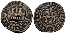 Catholic Kings (1474-1504). 4 maravedis. Burgos. (Cal-524). Ae. 8,78 g. Retains collector's label. Almost VF. Est...40,00. 

SPANISH DESCRIPTION: Fern...