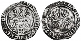 Catholic Kings (1474-1504). 1/2 real. Segovia. P. (Cal-246). Ag. 1,56 g. Scarce. VF. Est...100,00. 

SPANISH DESCRIPTION: Fernando e Isabel (1474-1504...