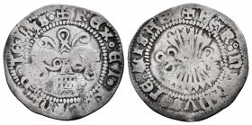 Catholic Kings (1474-1504). 1/2 real. Segovia. A. (Cal-250 var). Ag. 1,43 g. Aqueduct with two rows of four arches. Scarce. Almost VF. Est...75,00. 

...