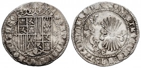 Catholic Kings (1474-1504). 1 real. Granada. (Cal-365). Ag. 3,29 g. Shield between parsley. Choice VF. Est...120,00. 

SPANISH DESCRIPTION: Fernando e...