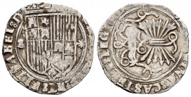 Catholic Kings (1474-1504). 1 real. Sevilla. (Cal-420). Ag. 3,38 g. Shield between S and star. VF. Est...65,00. 

SPANISH DESCRIPTION: Fernando e Isab...