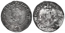Ferdinand II (1479-1516). 1 real. Zaragoza. IC. (Cal-52). Ag. 1,66 g. Scarce. VF. Est...150,00. 

SPANISH DESCRIPTION: Fernando II (1479-1516). 1 real...