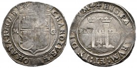 Charles-Joanna (1504-1555). 4 reales. México. M-G. (Cal-125). Ag. 13,59 g. CHAROLVS legend. Slight weak strike. Choice VF. Est...400,00. 

SPANISH DES...