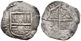 Philip III (1598-1621). 4 reales. 1611. Toledo. C. (Cal-837). Ag. 14,00 g. Full date with four digits. Scarce. VF. Est...275,00. 

SPANISH DESCRIPTION...