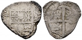 Philip III (1598-1621). 4 reales. 1620. Toledo. P. (Cal-858). Ag. 13,82 g. Full date. Scarce. Almost VF. Est...170,00. 

SPANISH DESCRIPTION: Felipe I...