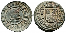 Philip IV (1621-1665). 8 maravedis. 1661. Segovia. S. (Cal-393). (Jarabo-Sanahuja-M541). Ae. 2,43 g. Choice VF/Almost XF. Est...40,00. 

SPANISH DESCR...