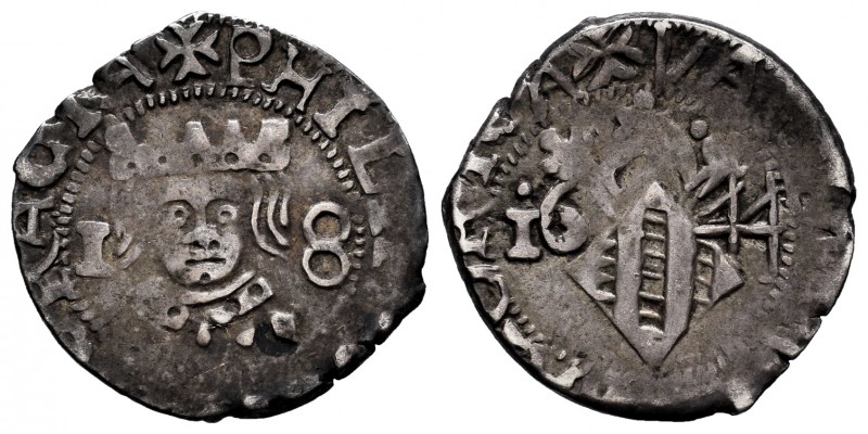 Philip IV (1621-1665). Dieciocheno. 1644. Valencia. (Cal 2008-1109). (Cru C.G-44...