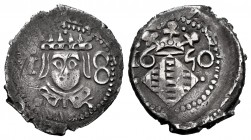 Philip IV (1621-1665). Dieciocheno. 1650. Valencia. (Cal-823). Ag. 2,26 g. Choice VF. Est...60,00. 

SPANISH DESCRIPTION: Felipe IV (1621-1665). Dieci...