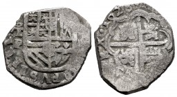 Philip IV (1621-1665). 2 reales. 1628. Toledo. P. (Cal-986). Ag. 6,82 g. Full date. Rare. VF. Est...170,00. 

SPANISH DESCRIPTION: Felipe IV (1621-166...