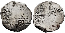 Philip IV (1621-1665). 8 reales. 1631. México. D. (Cal-1316 var). Ag. 23,57 g. Full date. Almost VF/Choice F. Est...220,00. 

SPANISH DESCRIPTION: Fel...