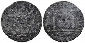 Philip V (1700-1746). 8 reales. 1740. México. MF. (Cal-1456). Ag. 20,85 g. Corrosion from salt water immersion. F. Est...110,00. 

SPANISH DESCRIPTION...