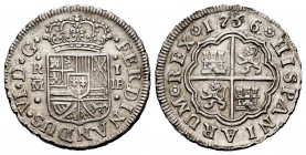 Ferdinand VI (1746-1759). 1 real. 1756. Madrid. JB. (Cal-180). Ag. 3,23 g. A good sample. XF. Est...80,00. 

SPANISH DESCRIPTION: Fernando VI (1746-17...