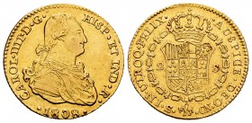 Charles IV (1788-1808). 2 escudos. 1808. Sevilla. CN. (Cal-1445). Au. 6,71 g. Minor nicks on edge. Choice VF. Est...320,00. 

SPANISH DESCRIPTION: Car...