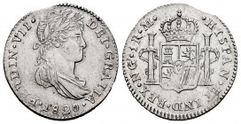 Ferdinand VII (1808-1833). 1 real. 1820. Guatemala. M. (Cal-560). Ag. 3,16 g. Adjustment lines on reverse. Original luster. AU. Est...140,00. 

SPANIS...