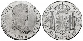 Ferdinand VII (1808-1833). 8 reales. 1818. Guatemala. M. (Cal-1233). Ag. 26,95 g. Original luster. XF/AU. Est...250,00. 

SPANISH DESCRIPTION: Fernand...