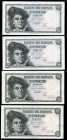 5 pesetas. 1948. Madrid. (Ed 2017-455a). March 5, Juan Sebastián Elcano. Serie H. Four correlative banknotes. UNC. Est...30,00. 

SPANISH DESCRIPTION:...