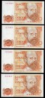 200 pesetas. 1980. Madrid. (Ed 2017-480). September 16, Leopoldo Alas "Clarín". Without serie. Seven correlative banknotes. UNC. Est...60,00. 

SPANIS...