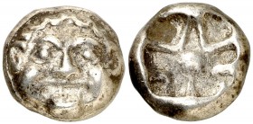 (hacia 480 a.C.). Misia. Parion. 3/4 de dracma. (S. 3917). 3,47 g. MBC+.