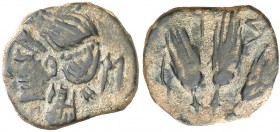 (s. II a.C.). Mauritania. Iol Caesarea. AE 19. (Mazard 548-51). Ex Roma Numismatics 28/11/2019, nº 99. 3,58 g. MBC+.