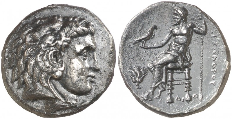 Imperio Macedonio. Alejandro III, Magno (336-323 a.C.). Menfis. Tetradracma. (S....