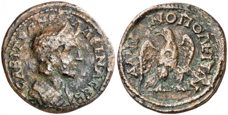 s/d. Tranquillina. Tracia. Hadrianopolis. AE 24. (S.GIC. 3811 var) (RPC. VII, (I...