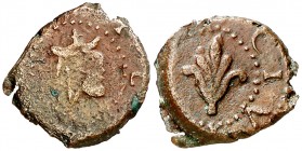 Lleida. Diner. (Cru.L. 1769) (Cru.C.G. 3775) (V.Q. 6921, mismo ejemplar). Busto a derecha. 1,62 g. MBC-/MBC+.
