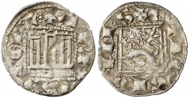 Alfonso XI (1312-1350). Coruña. Novén. (AB. 356). 0,58 g. MBC.