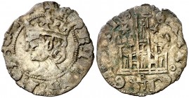 Enrique III (1390-1406). Burgos. Cornado. (AB. 591.1, cita este ejemplar) (V.Q. 5797, mismo ejemplar). 0,78 g. MBC+.
