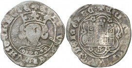 Enrique IV (1454-1474). Sevilla. Cuartillo. (AB. 755.5). 2,57 g. MBC-.