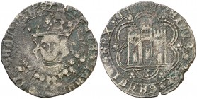 Enrique IV (1454-1474). Sevilla. Cuartillo. (AB. 755.8). 3,49 g. MBC-.