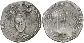 Enrique IV (1454-1474). Villalón. Cuartillo. (AB. 759.3). 2,39 g. BC.