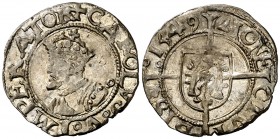 1549. Carlos I. Besançon. 1/2 carlos. (Vti. falta). Ex Áureo & Calicó 24/01/2019, nº 202. 0,75 g. EBC-