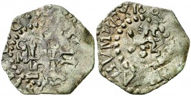 1604. Felipe III. Granada. M. 2 maravedís. (AC. 168, mismo ejemplar). Rara. 0,91 g. (MBC).