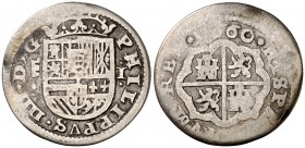 1660. Felipe IV. Segovia. 1 real. (AC. 800). Sin ensayador. Rara. 2,12 g. BC+/BC.