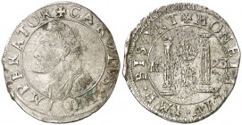 1623. Felipe IV. Besançon. 1/32 de patagón. (Vti. 1641). Impurezas. 2,29 g. BC+/MBC-.