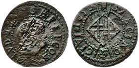 1650. Guerra dels Segadors. Barcelona. 1 sisè. (AC. 54) (Cru.C.G. 4553f). Lluís XIV. 3,80 g. MBC-/MBC.