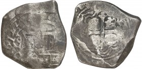 1672. Carlos II. México. G. 8 reales. (AC. 632). Fecha perfecta. Ex Colección Extremadura, Áureo 29/10/2002, nº 1603. Muy rara. 22,94 g. (BC+).