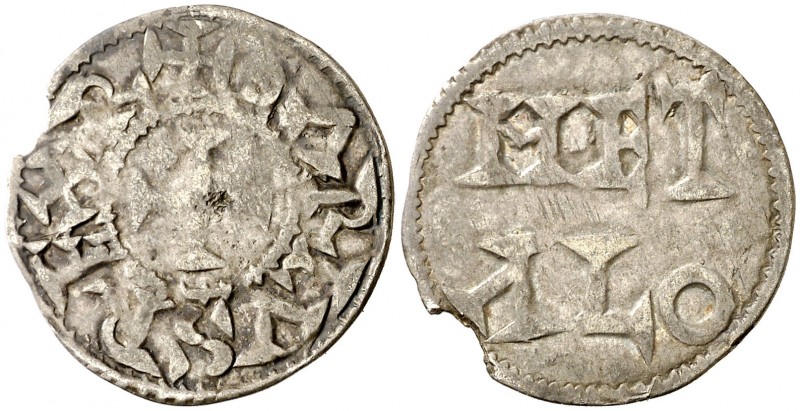 Francia. Condado de Poitiers. (s. X-XII). Melle. Dinero. (D. 906 var) (P.A. 2430...