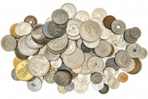 Dinamarca. Lote de 117 monedas. A examinar. BC/S/C.