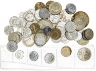 Hungría. Lote de 65 monedas, algunas en plata. A examinar. MBC/S/C.