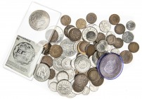 Países Bajos. Lote de 95 monedas, alguna en plata. A examinar. BC/S/C.