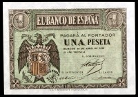 1938. Burgos. 1 peseta. (Ed. D29b) (Ed. 428b). 30 de abril. Serie N. Escaso. S/C-.