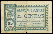 Anglès. 25 céntimos. (T. 216a). BC+.