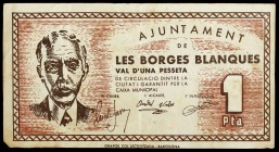 Borges Blanques, Les. 1 peseta. (T. 582). MBC-.