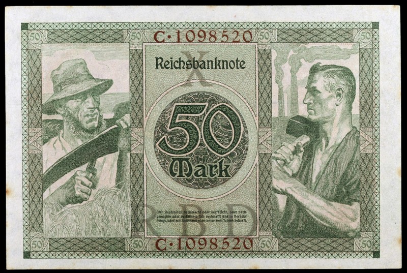 Alemania. 1920. Tesorería de la República. 50 marcos. (Pick 68). 23 de julio. Ma...